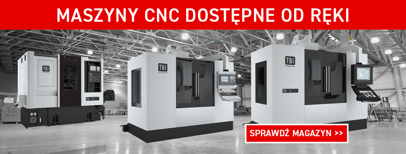 Magazyn maszyn CNC marki TBI